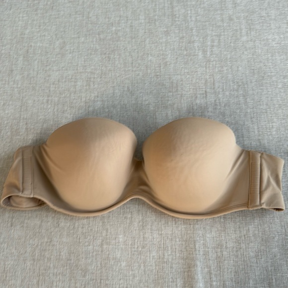 Cacique Other - Cacique‎ Boost Lightly Lined Multi-Way Strapless nude Bra Size 42D